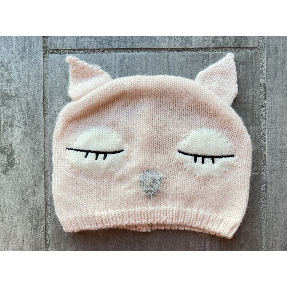 COTTON ON KIDS Baby Girl Beanie Knit Critters Owl Hat NEW One Size 0-4T Cozy